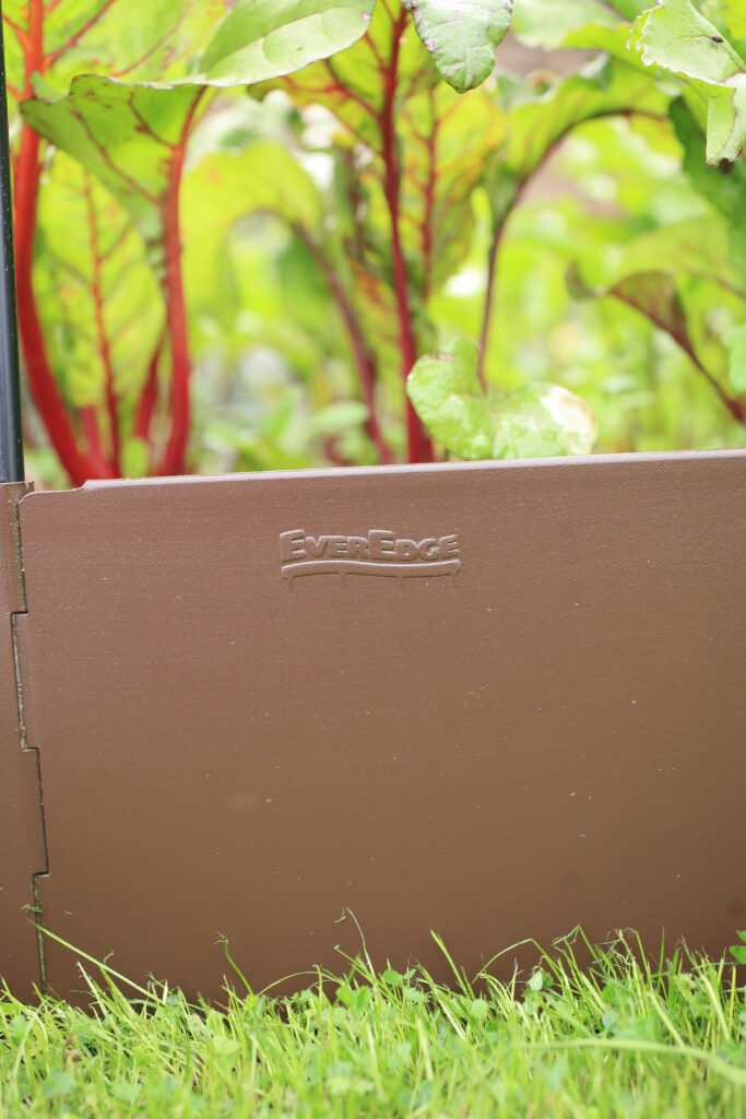 brown steel easybed section with embossed EverEdge logo