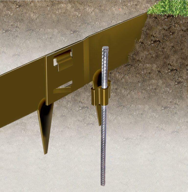 Pin and Sleeve garden edging